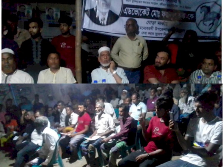 নির্বাচনের শেষ মূহুর্তে মনোহরদীতে চলছে ঘোড়া মার্কা প্রতীকের বিরামহীন প্রচারণা