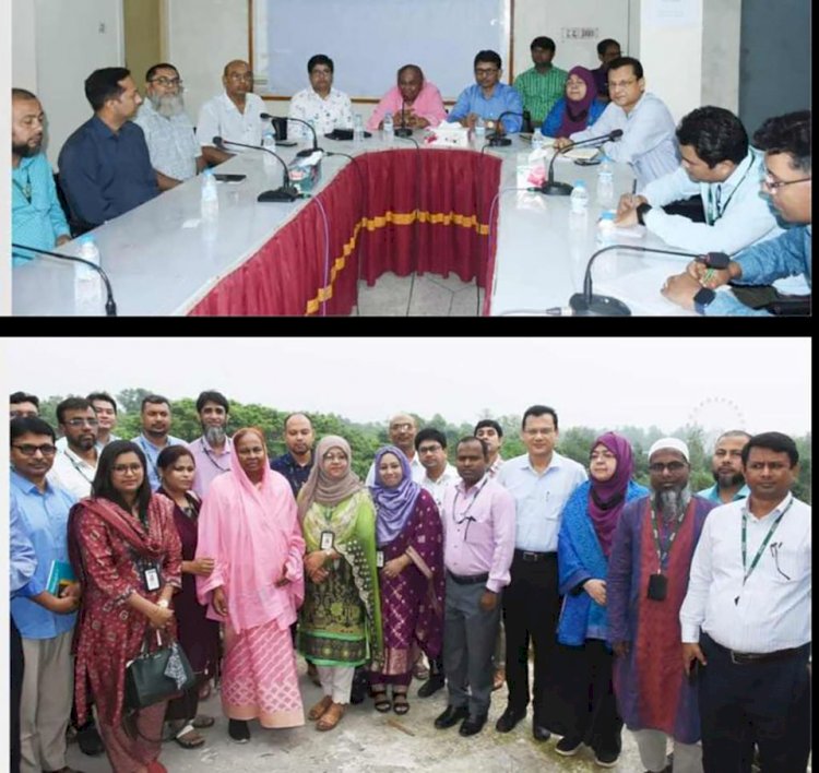 পিকেএসএফ প্রতিনিধি দলের বগুড়ায় টিএমএসএস কার্যক্রম পরিদর্শন
