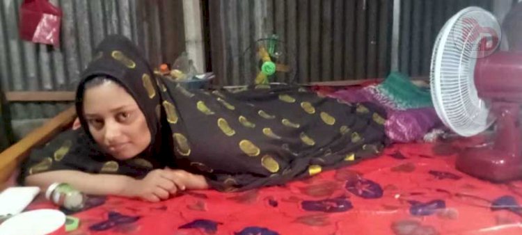 চিকিৎসার জন্যে মানবিক সহযোগীতা চান মনোহরদীর তাজরিন