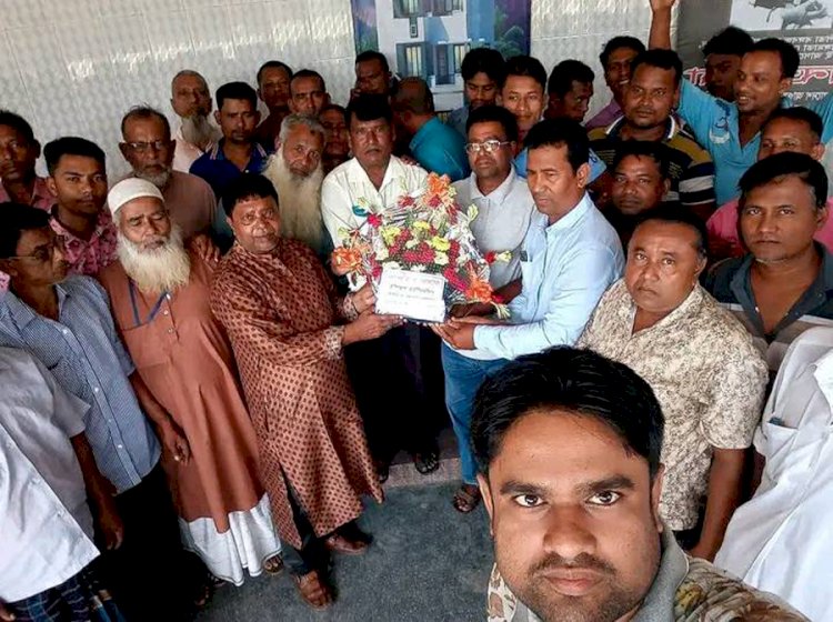 চিরির বন্দর উপজেলা পরিষদ এর নব নির্বাচিত চেয়ারম্যান কে বিভিন্ন মহলের  সংবর্ধনা প্রদান।