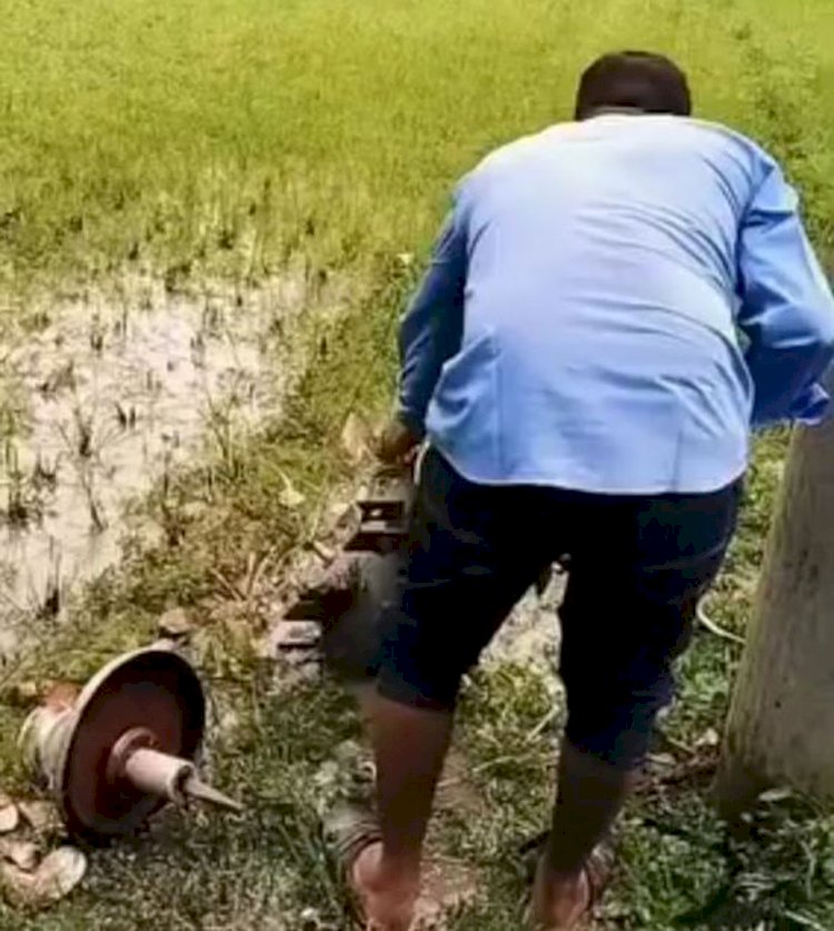 মনোহরদীর খিদিরপুরে পল্লী বিদ্যুতের ট্রান্সফরমার চুরি