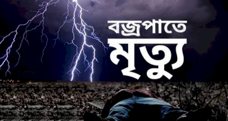 নওগাঁয়  বজ্রপাতে সামশুল আলম নামে এক কৃষকের মৃত্যু