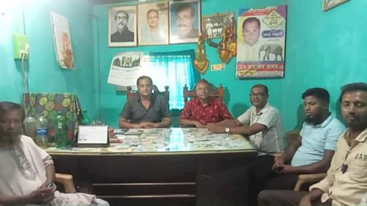 গাইবান্ধা জেলা পরিষদের সম্মানিত সদস্য জাহাঙ্গীর আলমের সাথে গোবিন্দগঞ্জ জাতীয় সাংবাদিক  সংস্থার নেতৃবৃন্দের সৌজন্য সাক্ষাৎ