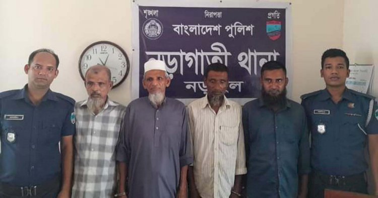 নড়াইল জেলা পুলিশের অভিযানে গত ২৪ ঘন্টায়  বিভিন্ন অপরাধে ১৫ জন গ্রেফতার