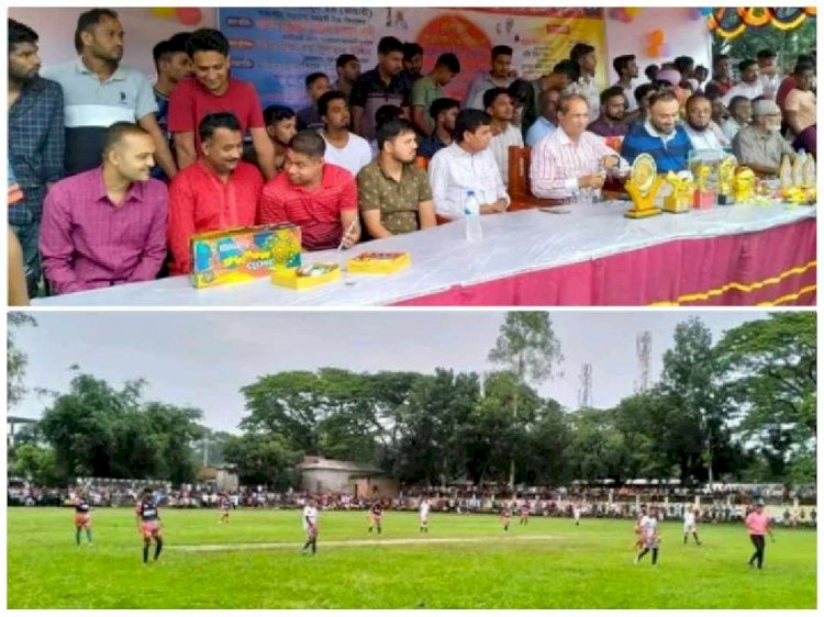 মনোহরদীতে বড়চাপা ফুটবল টুর্ণামেন্ট-২০২৪( সৃজন-২)এর ফাইনাল ম্যাচ অনুষ্ঠিত