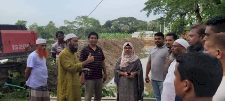 মোকাম ইউনিয়নের কোরপাই থেকে পিহর পর্যন্ত ৩কিঃমিঃ খাল খনন। পরিদর্শন করেন উপজেলা নির্বাহী কর্মকর্তা