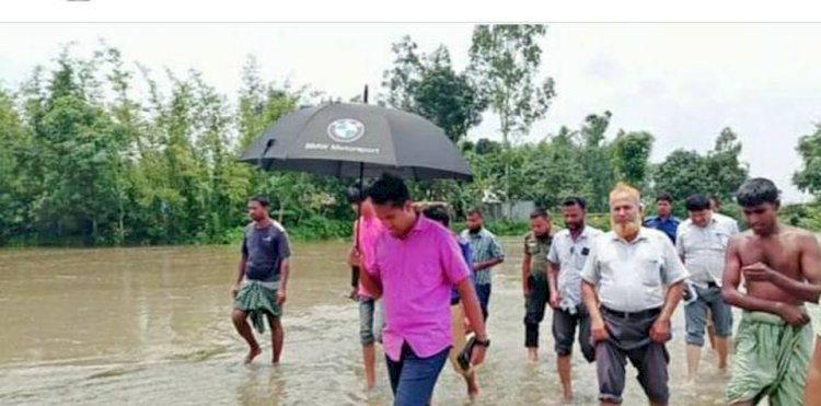 দিনাজপুরে খানসামায় আত্রাই নদীর পানি বিপৎসীমার ১৮০ সেন্টিমিটার উপর দিয়ে প্রবাহিত হচ্ছে। এছাড়াও উপজেলার ভাবকী ইউনিয়নের চাকিনিয়া গ্রামের বগুড়াপাড়া প্লাবিত হয়েছে।