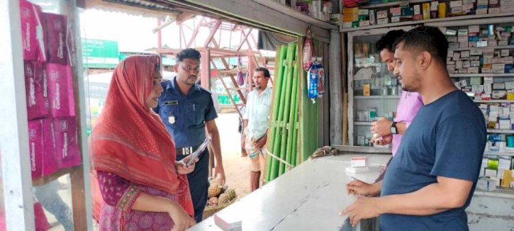 বাইশারীতে ভ্রাম্যমাণ আদালতের অভিযানে ৪ ব্যবসায়ীকে জরিমানা !