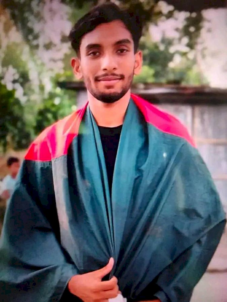 ছাত্র আন্দোলনে দিনাজপুরে সমন্বয়ক রাহুল ইসলামের মৃত্যু।