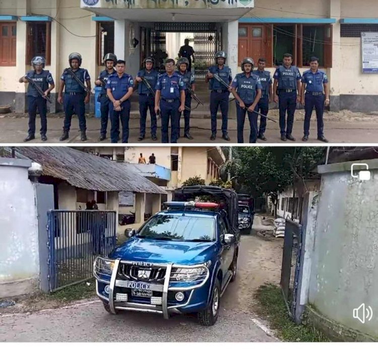 নওগাঁ জেলার ১১ থানায় শুরু হয়েছে পুলিশের কার্যক্রম।