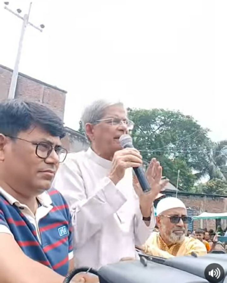 রাণীর বন্দরে  বিএনপি মহাসচিব  এর পথ সভা।