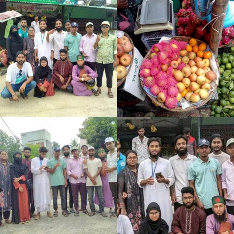 নওগাঁর বিভিন্ন বাজার মনিটরিং করেছেন সাধারণ শিক্ষার্থীরা।