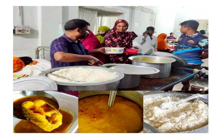 নওগাঁ জেনারেল হাসপাতালসহ বিভিন্ন উপজেলার হাসপাতালে ভর্তি  রোগীদের খাবারের বরাদ্দ কম থাকায় চরম দুর্ভোগে রোগীরা
