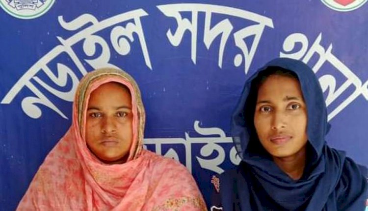 নড়াইলের পল্লীতে পারিবারিক কলহের জেরে স্ত্রী হাতে স্বামী খুন, স্ত্রী গ্রেফতার ।