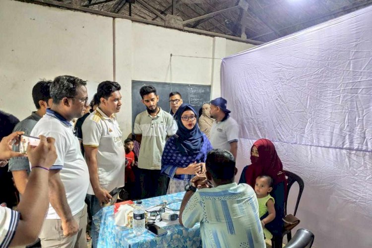 জরুইন চিরন্তন সমাজ কল্যাণ সংস্থার উদ্যোগে দিনব্যাপী ফ্রি মেডিকেল ক্যাম্প