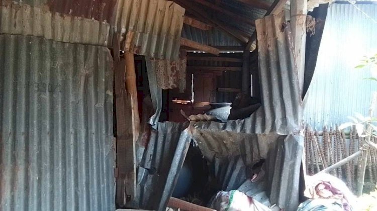 কালুখালীতে প্রতিপক্ষের হামলায় বসতবাড়ী ভাংচুর