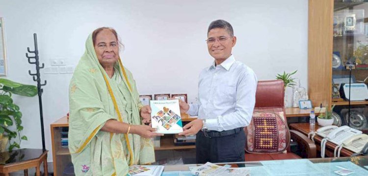 ঢাকায় এলজিইডি'র প্রধান প্রকৌশলীর সাথে ড.হোসনে-আরা বেগমের সাক্ষাৎ