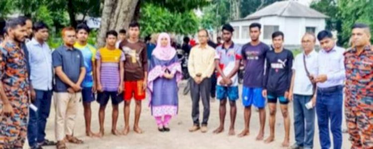 নওগাঁর ধামইরহাটে ৫১ তম জাতীয়  গ্রীষ্মকালীন ক্রীড়া প্রতিযোগিতার শুভ উদ্বোধন