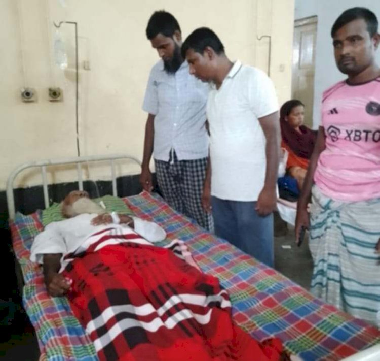 ৭৫ বছর বয়সি বৃদ্ধকে পিটিয়ে হাসপাতালে