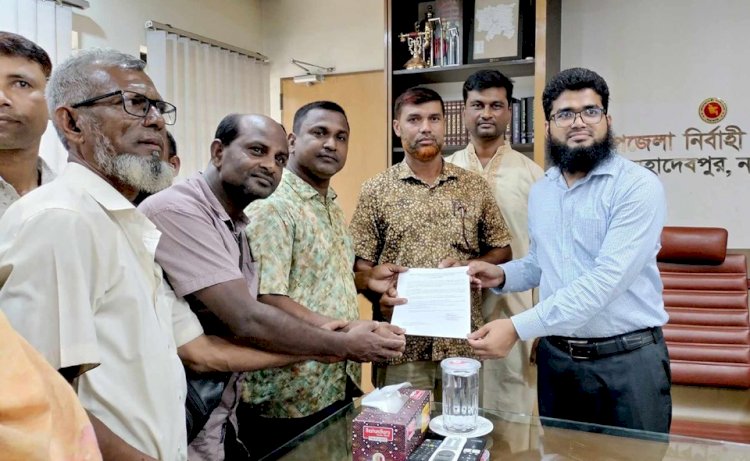 নওগাঁর মহাদেবপুরে ইউপি মেম্বারদের  পদ বাতিল না করার দাবি