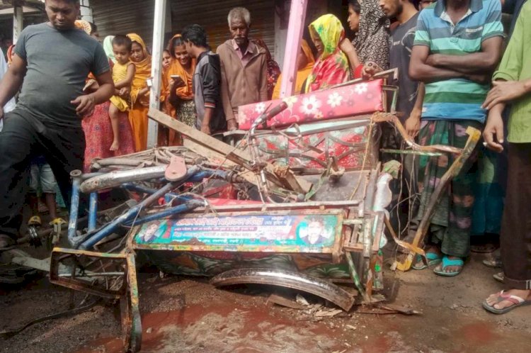 বদলগাছীতে সড়ক দুর্ঘটনায় অন্তঃসত্ত্বার মৃত্যু,আহত-২
