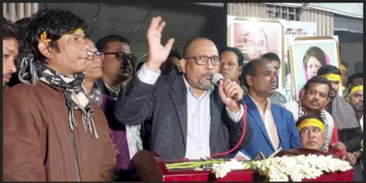 চাটমোহরে 'বিগত চার মাস ধরে চলছে দখলের রাজত্ব' যেখানেই হবে সন্ত্রাস, দূর্নীতি, চাঁদাবাজি, দখলবাজি, সেখানেই প্রতিহত করা হবেঃ  -আলঃ হাসানুল ইসলাম রাজা