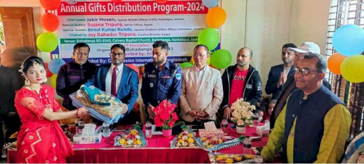 কেশবপুরের বালিয়াডাঙ্গায় শিশু উন্নয়ন   প্রকল্পের বার্ষিক পুরস্কার বিতরণ অনুষ্ঠিত