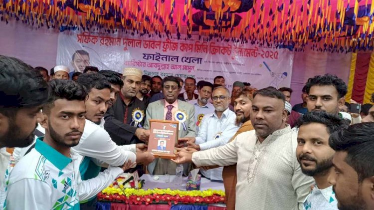 বুড়িচং উপজেলার তরুণরা মাদককে না বলে খেলাকে বেছে নিয়েছে : ব্যারিস্টার মামুন