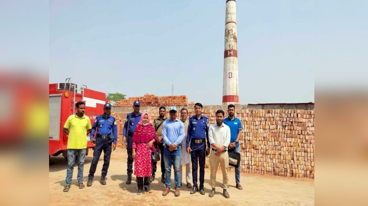 ঝালকাঠিতে ইটভাটায় জরিমানা ও ড্রাম চিমনি ধ্বংস