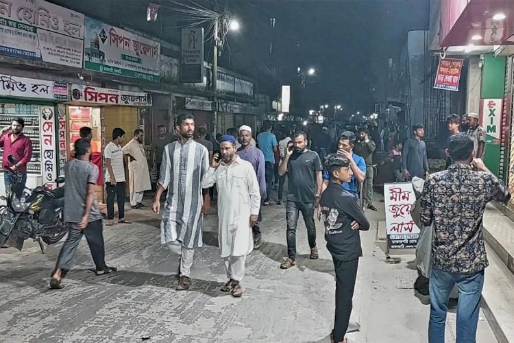 ঝালকাঠি শহরে বোমা ফাটিয়ে ডাকাতির চেষ্টা