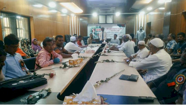 কেশবপুরে বীর মুক্তিযোদ্ধাদের সংবর্ধনা  ও আলোচনা সভা অনুষ্ঠিত