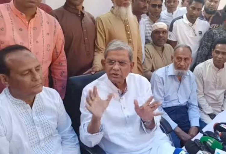ঐকমত্যের ভিত্তিতে সংস্কার সামনে রেখে নির্বাচন হতে পারে - মির্জা ফখরুল ইসলাম আলমগীর