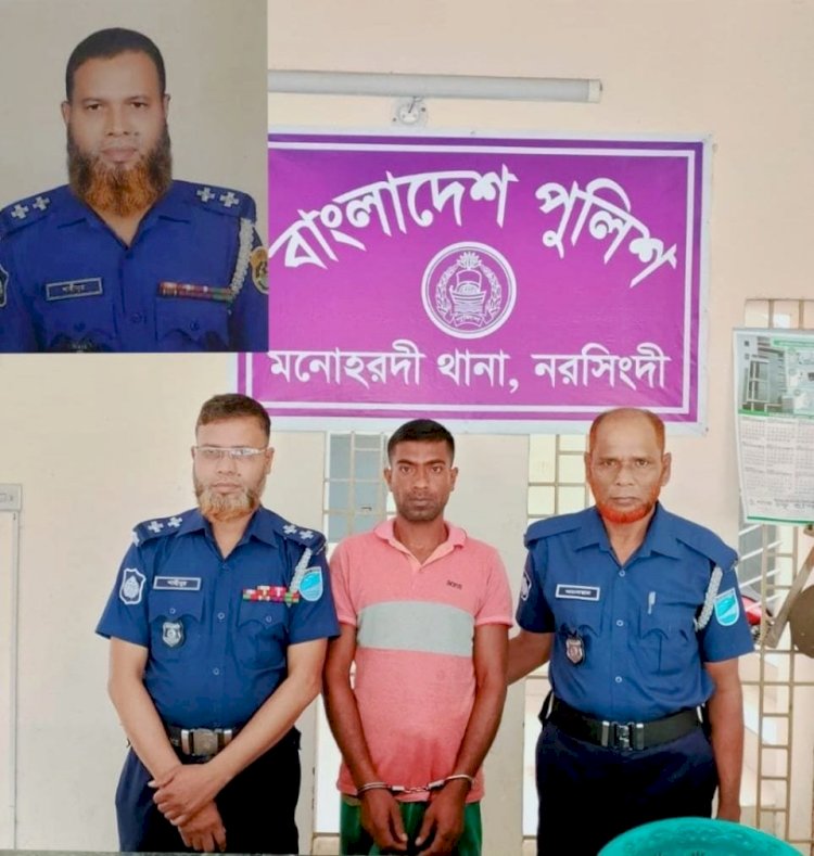 মনোহরদীতে বড় ভাইয়ের শ্বশুর কর্তৃক ছোট বোন অপহরণ মামলায় আটক-১ ভিকটিম উদ্ধার