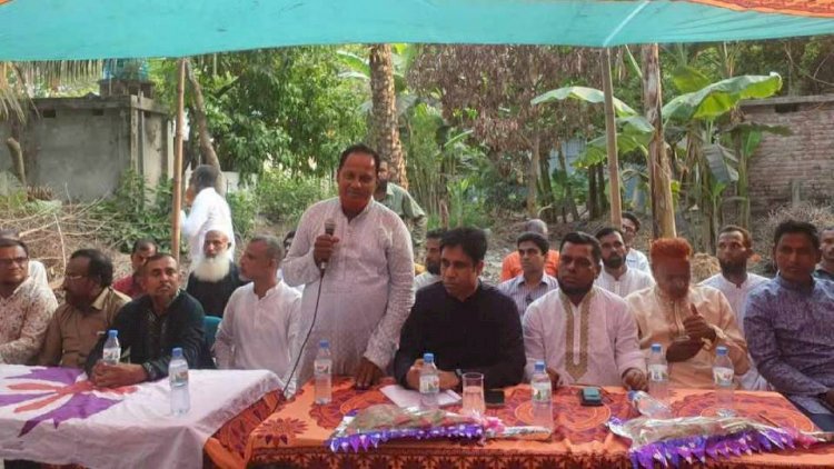 কেশবপুর বাসীর ফুলের শুভেচ্ছায় সিক্ত  হলেন, এস এম রাশিদুল ইসলাম