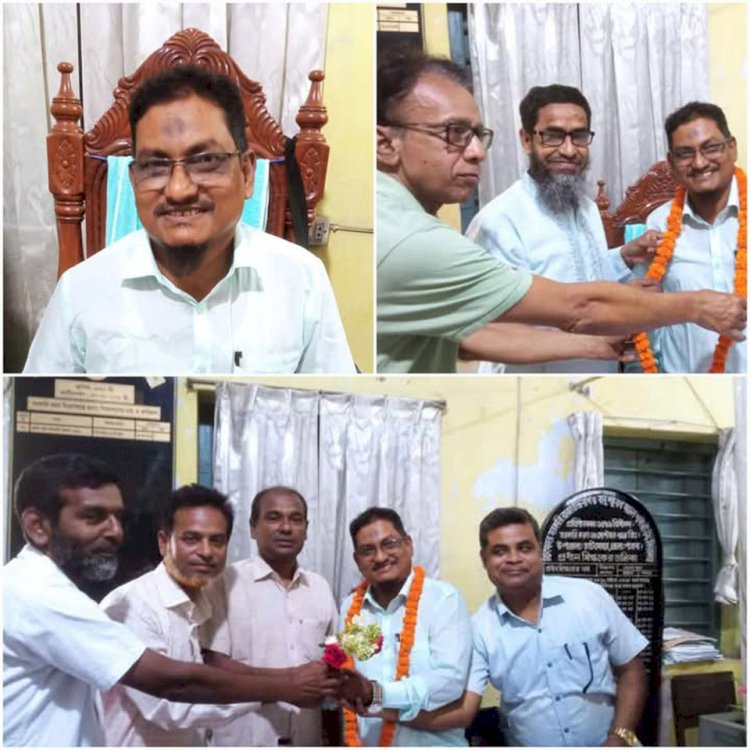 চাটমোহর(পাবনা) সরকারি আরসিএন এন্ড বিএসএন উচ্চ বিদ্যালয়ের প্রধান শিক্ষক (ভারপ্রাপ্ত) পদে খুরশিদ আলমের যোগদান