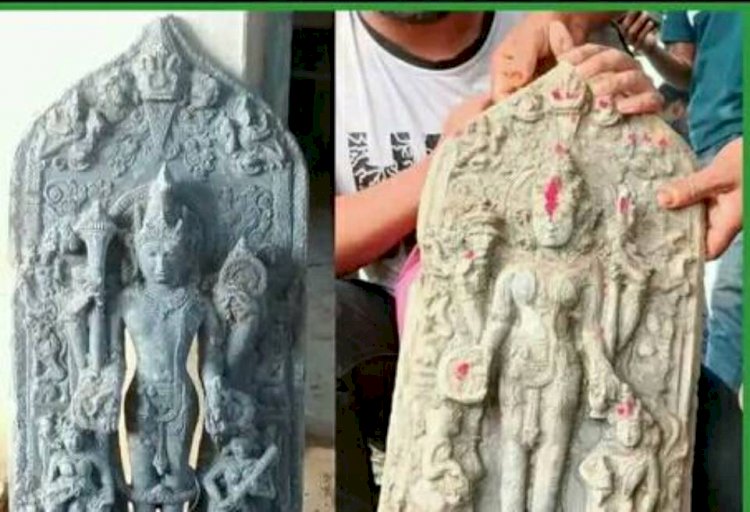 দিনাজপুরের নবাবগঞ্জ উপজেলায় পুকুর খননে ২ টি মূর্তি উদ্ধার!