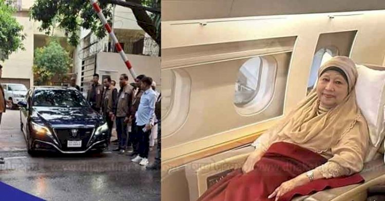 খালেদা জিয়াকে আনতে ফিরোজা থেকে বিমানবন্দর গেল নতুন গাড়ি ‘টয়োটা ক্রাউন’