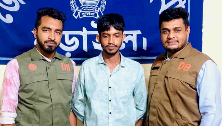 নড়াইলে ডিবির ওসি শাহাদারা খান'র নেতৃত্বে অভিযান গাঁজাসহ একজন গ্রেফতার