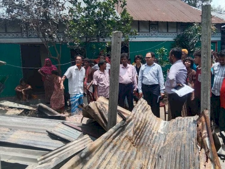 বুড়িচংয়ে অগ্নিকাণ্ডে পুড়লো চারটি ঘর; ২০ লাখ টাকার ক্ষয়ক্ষতি