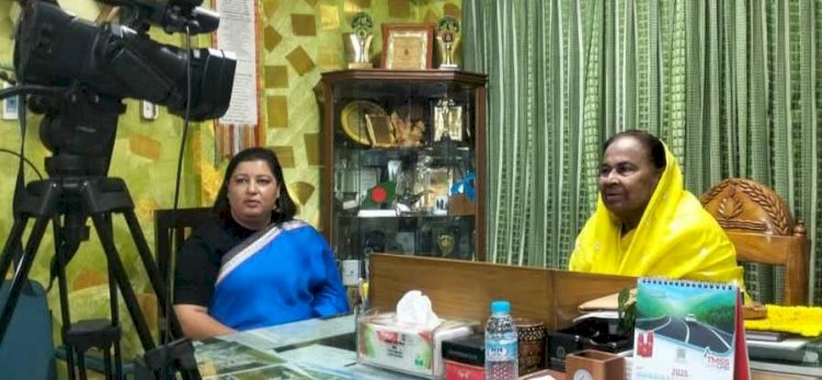 নেপালের মিডিয়া প্রতিনিধিদের বগুড়ায় টিএমএসএস কার্যক্রম পরিদর্শন