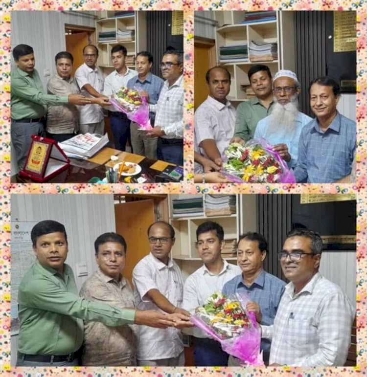 নওগাঁ জেলা প্রশাসক কার্যালয়ের স্থানীয় সরকার,প্রশাসনিক কর্মকর্তা সুবল চন্দ্রের বিদায় সংবর্ধনা অনুষ্ঠান