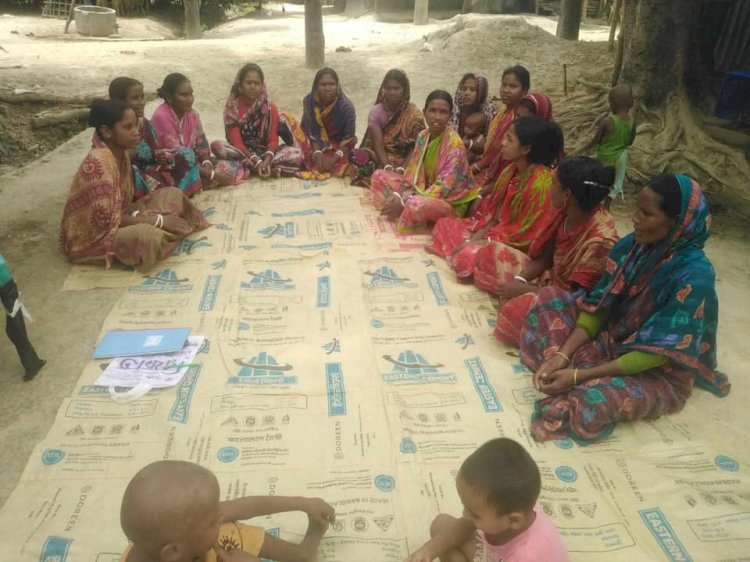 নওগাঁয় শিক্ষক রঞ্জনার উপস্থাপনায় কাজলি মডেল শিশু বিকাশ কেন্দ্রের  মা  সমাবেশ অনুষ্ঠিত