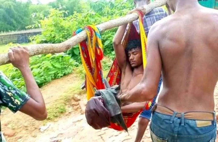 নাইক্ষ্যংছড়ি সীমান্তে মাইন বিস্ফোরণে বাংলাদেশি এক যুবকের পা বিচ্ছিন্ন