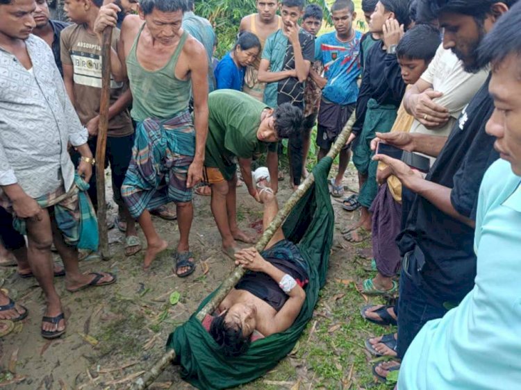 নাইক্ষ্যংছড়ি'র সীমান্তে মাইন বিস্ফোরণে এক মিয়ানমার যুবকের বাম পা বিচ্ছিন্ন !