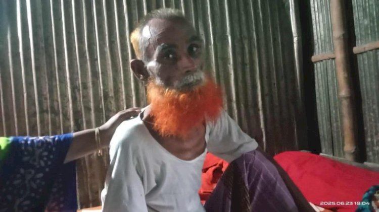 পীরগাছায় স্বামীকে বাঁচাতে স্ত্রীর আকুতি,চিকিৎসা পেলেই সুস্থ হয়ে উঠবেন ক্যান্সার আক্রান্ত শাহাদুল