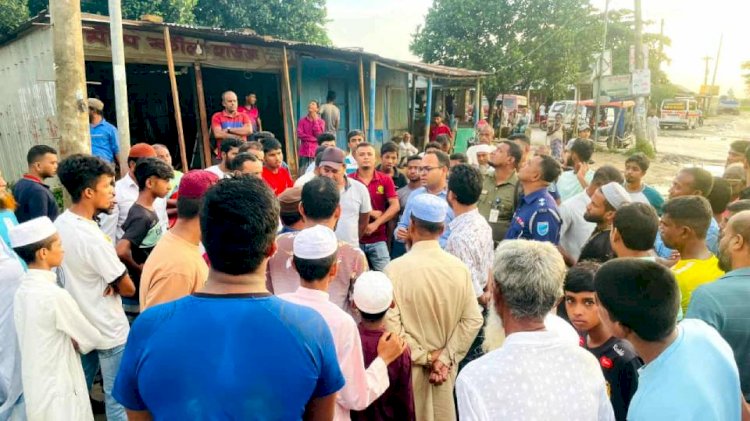 বুড়িচংয়ে গোমতী নদীর বেরিবাঁধে অবৈধ স্থাপনায় বিদ্যুৎ সংযোগ বিচ্ছিন্ন, উচ্ছেদ অভিযানের সূচনা
