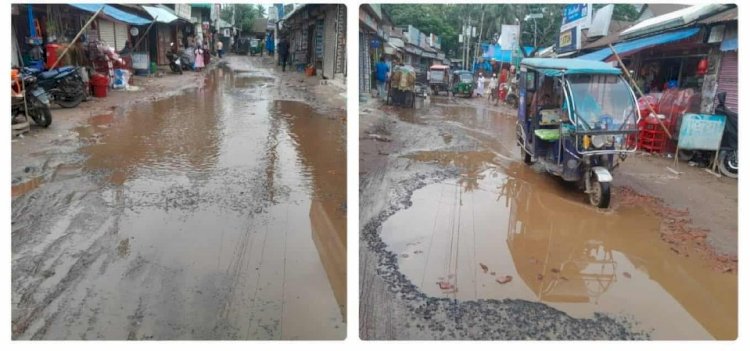 কংশনগর   ব্রীজ রোড চলাচলের অযোগ্য, দ্রুত সংস্কারের দাবি স্থানীয়দের
