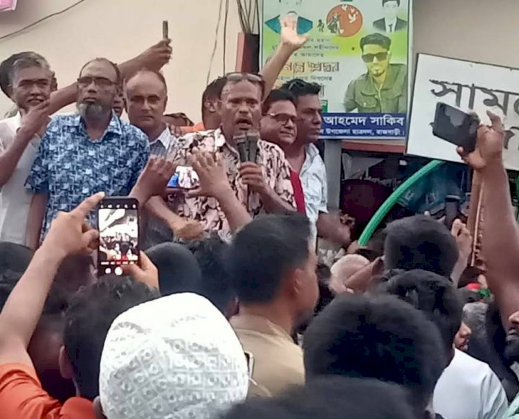 বালিয়াকান্দিতে বিএনপির আনন্দ র‍্যালি