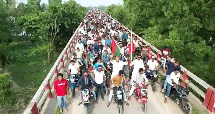 ধামইরহাটে তারেক রহমানের ৩১দফা বাস্তবায়নের লক্ষে ইঞ্জিঃ কে.এম.এস মুসাব্বির শাফির পথসভা
