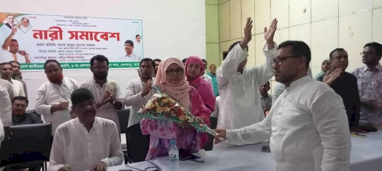 কেশবপুর সদর ইউনিয়ন বিএনপির আয়োজনে  নারী সমাবেশে অনুষ্ঠিত